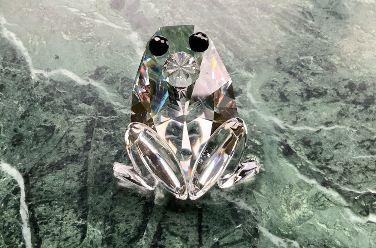 Swarovski Crystal Frog Prince